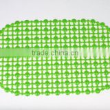 Super quality cross texture good quality pvc anti slip mat bath mat