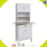 Wholesale Top Quality Kids Wooden White Cabinet Superb Baby Wooden Storage W08D025 thumbnail-4