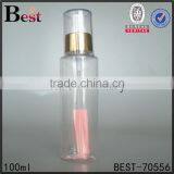 2017 Hot New Products Round Shoulder Screen Printing Cosmetic Toner Fragrance Perfume White 100ml Plastic Spray Bottle thumbnail-6