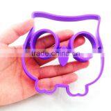 Unique Silicone Egg Cook Ring Owl Shaped Fried Egg Molds Pancake Maker thumbnail-3