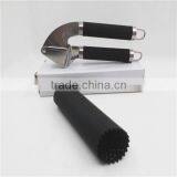 Amazon Best Seller Stainless Steel Garlic Press Set Silicone Garlic Peeler thumbnail-3