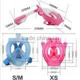 High Quality Full Face Full View Silicone Snorkeling Mask 180 Viewing thumbnail-5