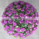 30CM Purple Artificial Rose Ball Plastic Rose Ball Decoratice Flower Ball thumbnail-1