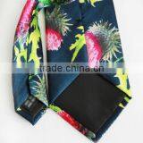 Customize Natural Color Top Quality High-end Digital Print Silk Tie thumbnail-2