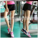 Seamless Dry Fit Womens Compression Fitness Running Shorts Yoga Short Pants thumbnail-1