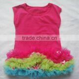 Latest Skirt Design Fashion Cotton Casual Children Mini Skirts Made in China