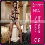 New Black Erotic Lingerie Sexy Leather Underwear With Spank Paddle thumbnail-2