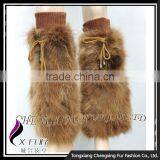 CX-A-29B Winter Genuine Raccoon Fur Leg Warmer Wholesale thumbnail-1