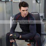 Wholesale Fashionable Long Sleeves Dry Fit Men Fitness Shirts With Custom Brand Printing thumbnail-2