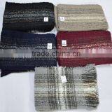 Fashion Large Lady Hot Cashmere Plaid Checked Pashmina Shawl thumbnail-4