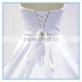Elegant Vintage Handmade Appliqued Wedding Dress Ball Gown Beading thumbnail-2