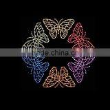 Clothing Decoration Butterfly Texans Hot Fix Rhinestone Transfer Designs thumbnail-1
