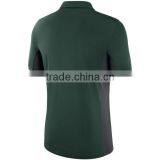 MGOO Factory Wholesale Sport Wear Gym Wear Polo T-Shirt Mens Dry Fit Polo Shirt Splicing With Two Colors thumbnail-4