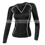 OEM Custom Gym Workout Longsleeve t Shirt Causel Womens t Shirt thumbnail-1