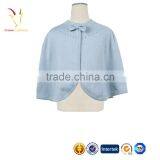 Pink Lovely Pure Cashmere Children Girls Knit Poncho Cashmere Poncho thumbnail-2