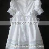 Wholesale Christmas Dress Flower Girls White Wedding Dress Baby Kids Lace Cap Sleeve Country Dresses thumbnail-2