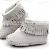 2017 Winter Toddler Shoes Leather Moccasins Boot Outsole for Baby Boot thumbnail-5