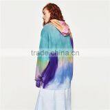 2017 OEM Spring Round Neck and Long Sleeves Oversized Tie-dye Sweat Hoodie thumbnail-5