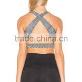 New Custom Hot Women Sports Bra Sexy Top Fashionable Yoga Jogging Running Sports Bra thumbnail-3