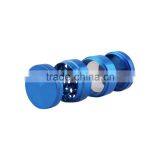 4 Parts 40mm 1.968'' CHROMIUM" Zinc Alloy Metal Herb Grinder Crusher Tobacco Spice Crusher Smoking Grinder Sets Hot Search thumbnail-2