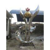 10 Meter Height City Stainless Steel Sculpture thumbnail-3