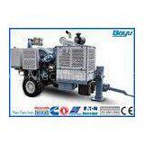 Hydraulic Tensioner For Electric Stringing Equipment With OPGW / ADSS Conductor 9 Ton 2 x 45kN