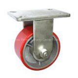Large Industrial Caster, pu Castor,heavy Duty Caster Wheel, Wide Cast Iron Caster Wheel thumbnail-2