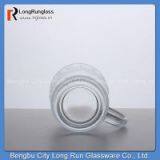 LongRun 6oz Apple Embossed Frosted Glass Tea Mug thumbnail-3