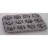 Non-Stick Carbon Steel 12Cups Cake Mould Making Moulds For Bread,Cake Pan Mould