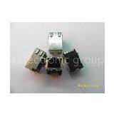 10 / 100M Tab UP Network Filter RJ45 With Transformer PBT Black Housing