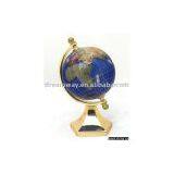 Gemstone Globe Desk Top Style,gemstones,globes,semiprecious Stone thumbnail-1