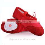 Standard Girls Baby Kids Ballet Slippers Wholesale Split Soft Sole Ballet Dance Shoe Red Black White Beige Pink thumbnail-5