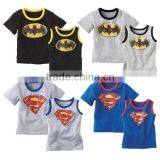 2017 Summer 100% Cotton Superman Casual Boys T-shirt thumbnail-2