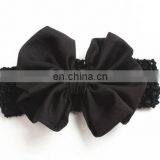 Big Messy Bow Hair Wrap Wide Headband Hairbow For Baby Girl Top Knot Baby Headband For Birthday