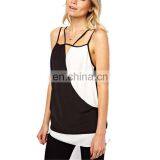 Color Block Wrap Blouse Latest Design Blouses Fashion 2016 thumbnail-2