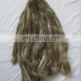 Factory Custom Made 60cm Raccoon Fur Collar Raccoon Fur Trim For Hood