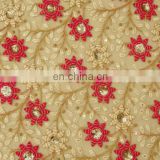 Net Floral Embroidered Designer Fabric
