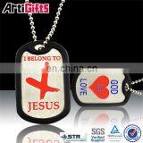 Colorful Custom Sublimation Dog Tag With Dome thumbnail-5