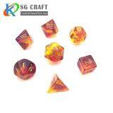 SueGao CARFT Factory Custom Colorful Polyhedral Plastic Dice Set thumbnail-1
