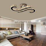 Modern Crystal LED Hallway Ceiling Light Stair Lighting Pendant Flush Lamp Stainless Steel Chandeliers thumbnail-1