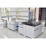 Biology Chemistry Lab Furniture Wood-steel Laboratory Table Work Bench thumbnail-1