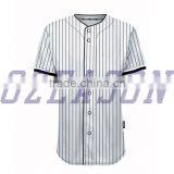 Wholesale Pinstripe Baseball Jersey,Striped Baseball Uniform Design thumbnail-5