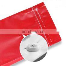 High Quality OEM Custom Digital Printing Matte Coffee Packaging Flat Bottom Coffee Bag With Valve thumbnail-4