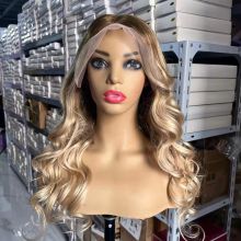 8C60 Color 13x6 Body Wave Remy Human Hair Lace Front Wig Wholesaler