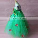 NEW Elsa Inspired Tutu Dress Great for Costumes and Dress up Girl Fantasy Elsa Green Dress Quality Choice thumbnail-3
