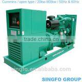 SINGFO Diesel Generator Open Type 250KVA G2 Power by MTU