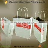 Chinese Factory OEM Food Packaging Round Hole Handle Custom Paper Bag thumbnail-5