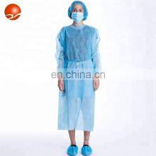 One Size Fits Most Yellow Elastic Cuff Adult Disposable Fluid-Resistant Isolation Gown thumbnail-3