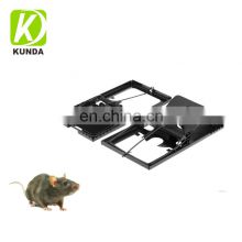 China Factory Wholesale Durable Reusable Black Coating or Zinc Plated Humane Snap  Rat Mice Mouse  Trap
