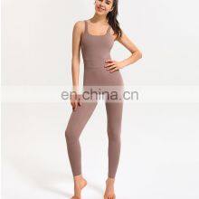 Wholesale OEM High Quality Women Sports Clothing Gym Wear Ladys Workout Fitness Yoga Jumpsuit Rompers thumbnail-2